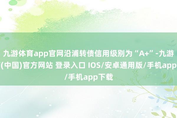 九游体育app官网沿浦转债信用级别为“A+”-九游体育(中国)官方网站 登录入口 IOS/安卓通用版/手机app下载