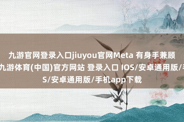 九游官网登录入口jiuyou官网Meta 有身手兼顾多方面发展-九游体育(中国)官方网站 登录入口 IOS/安卓通用版/手机app下载