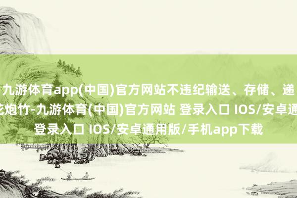 九游体育app(中国)官方网站不违纪输送、存储、递送、销售、捎带烟花炮竹-九游体育(中国)官方网站 登录入口 IOS/安卓通用版/手机app下载