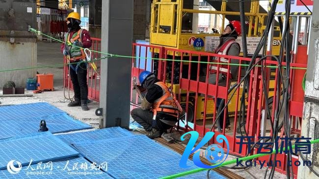 雄安国贸中心样貌春节假期施工忙